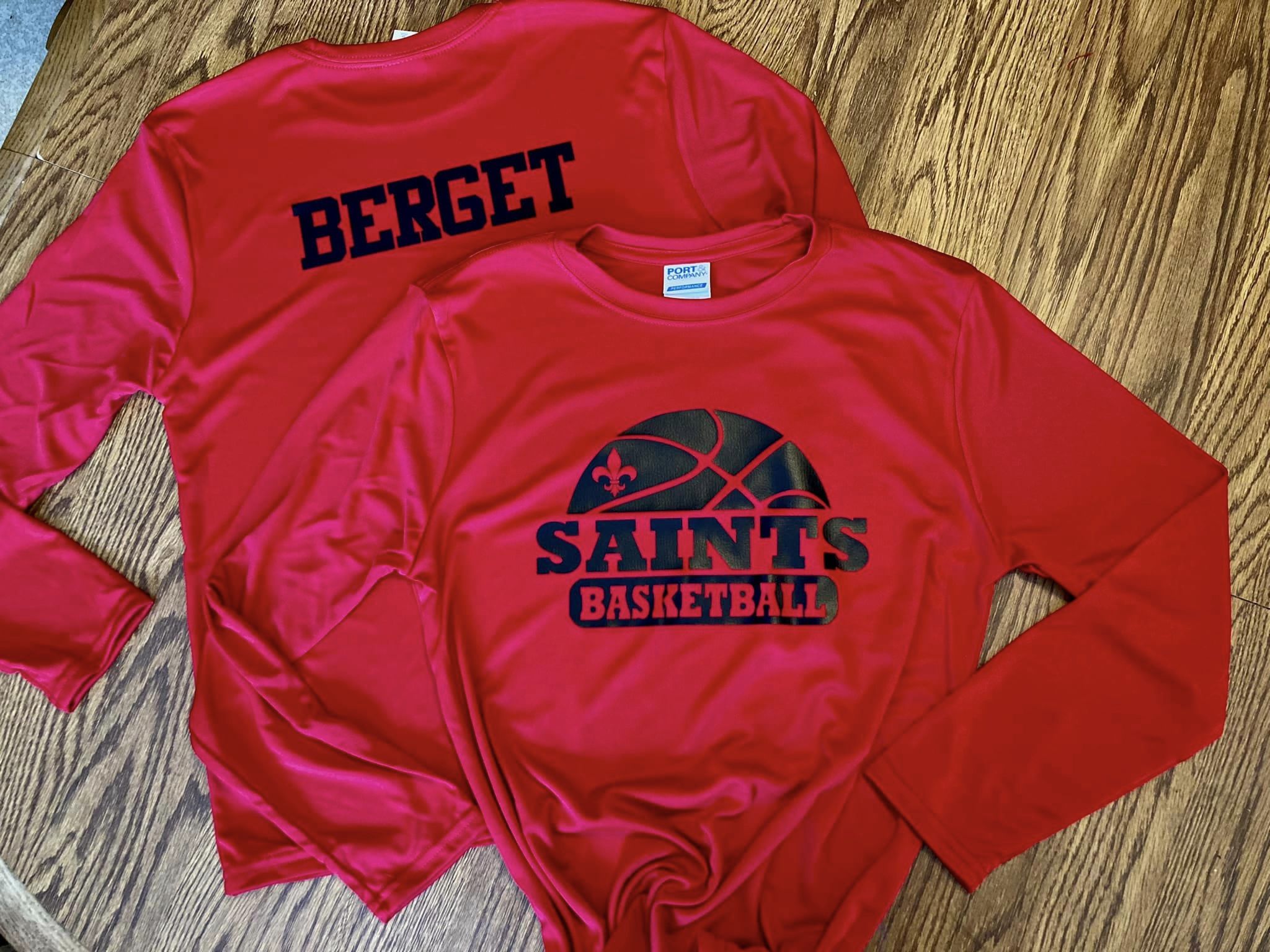 Saints Youth Basketball Warm Up – The Farmhouse Crafter